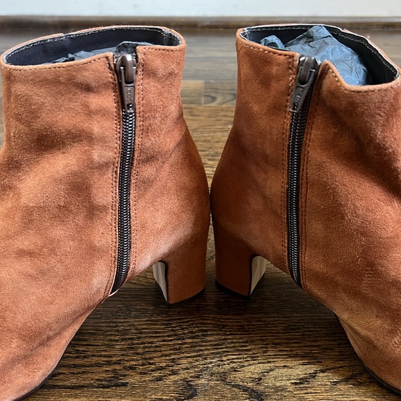 Elise Camel Suede Booties Size 36 (6) - Picture 3 of 7